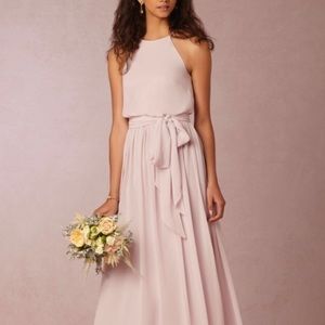 BHLDN Alana Dress - Palest Pink
